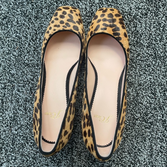 J.Crew Block-heel pumps in leopard calf hair-L357 - Picture 4 of 8